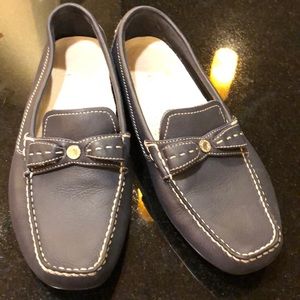 Cole HAAN Navy Leather Loafers